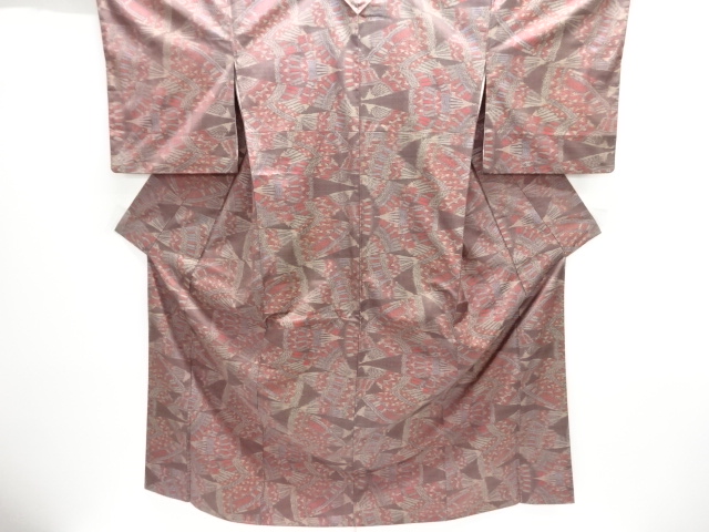 Japanese Kimono / Tsumugi Omeshi Silk